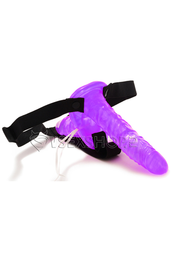 Страпон с вибрацией 'Дуо' купить со скидкой в секс шопе  Страпоны  Трусики с насадками