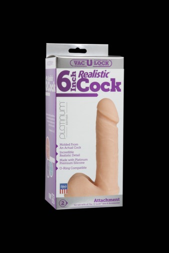 Насадка-реалистик классическая купить со скидкой в секс шопе  Страпоны  Отдельно насадки