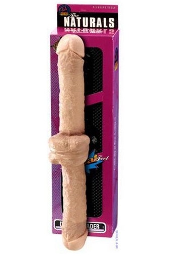 Двойной фаллос на присоске  купить со скидкой в секс шопе  Фаллоимитаторы  Двухголовые